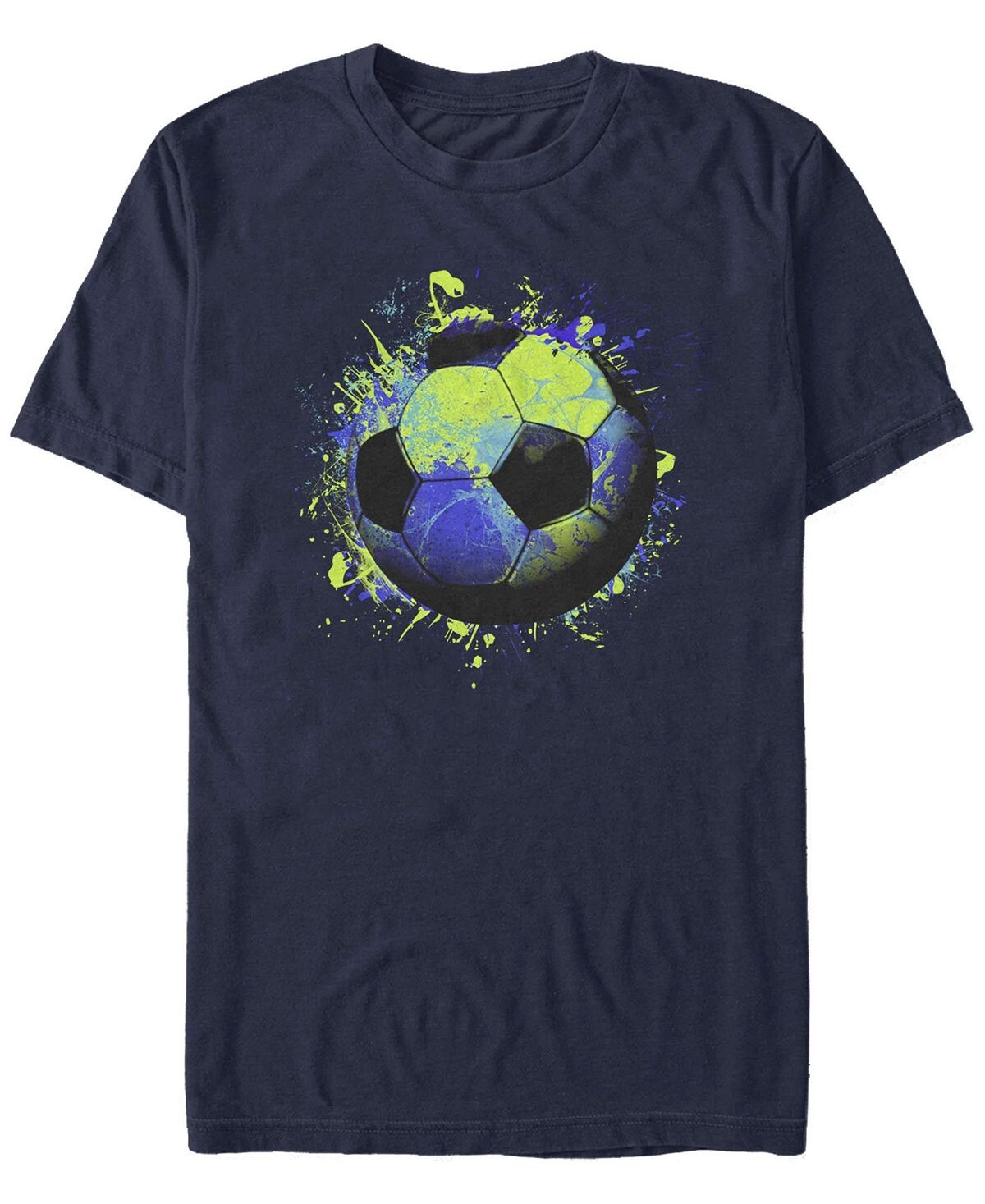

Мужская футболка с коротким рукавом generic additude soccer splat Fifth Sun, синий