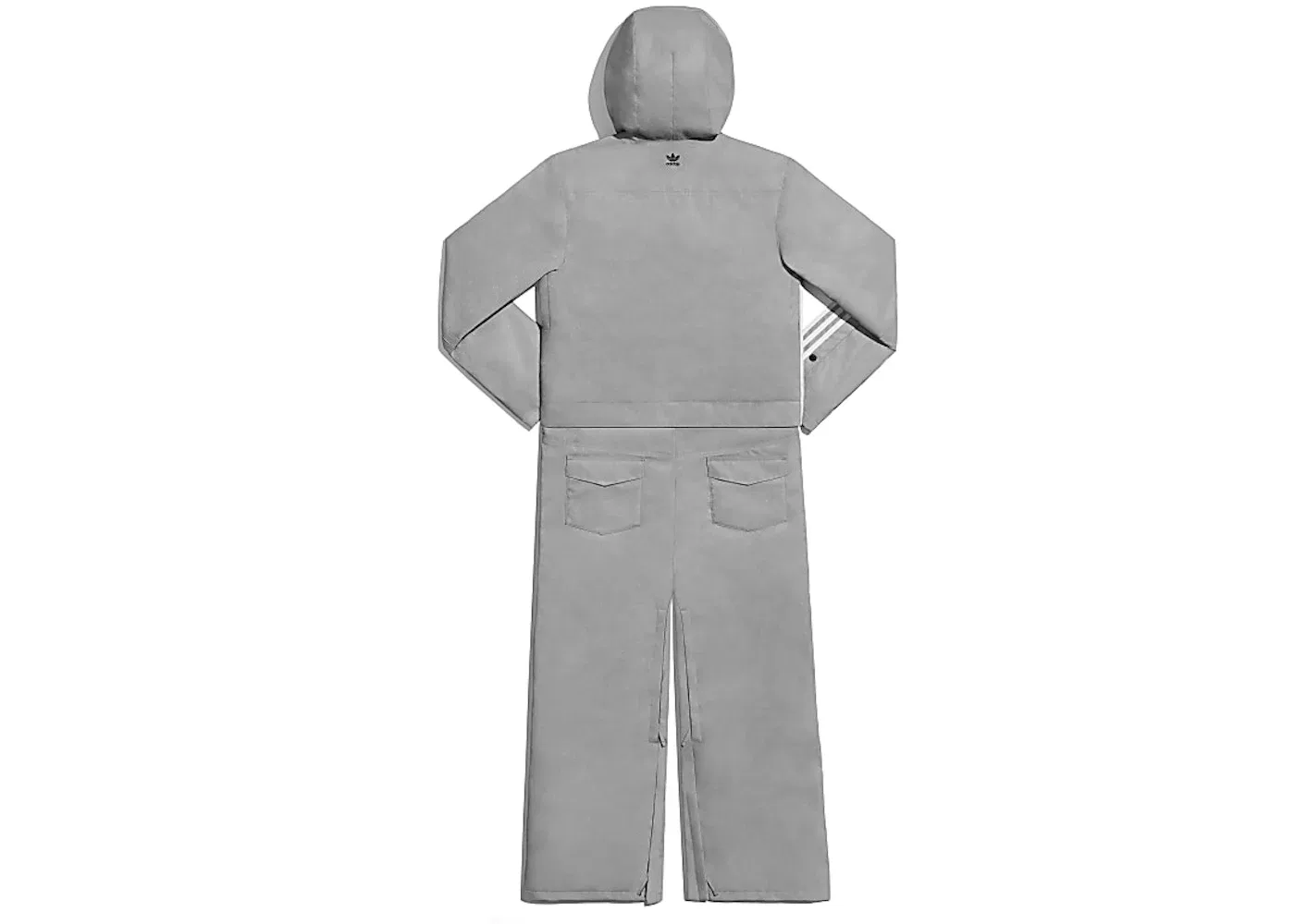 Универсальный комбинезон с принтом Flight Suit Adidas, Silver Metallic — фото 2