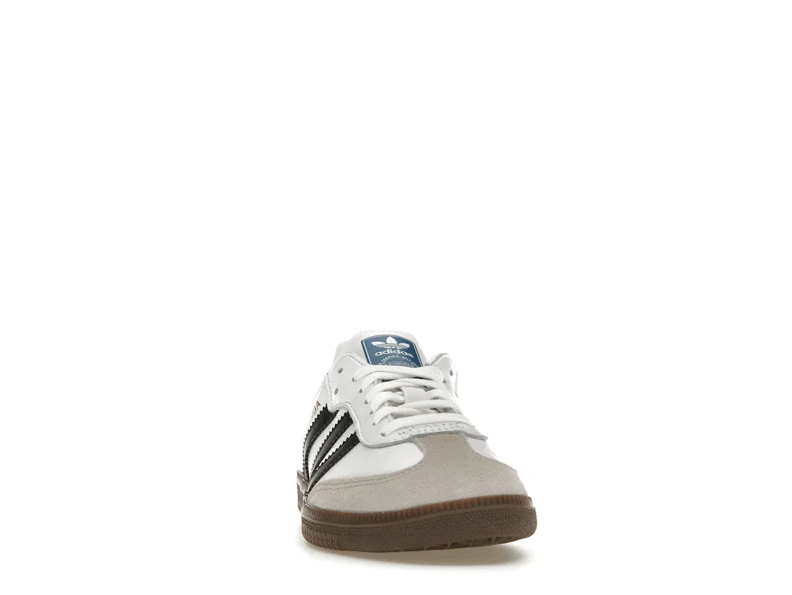 Детские кроссовки Lifestyle с принтом Samba OG Adidas, Cloud White Core Black Gum — фото 2
