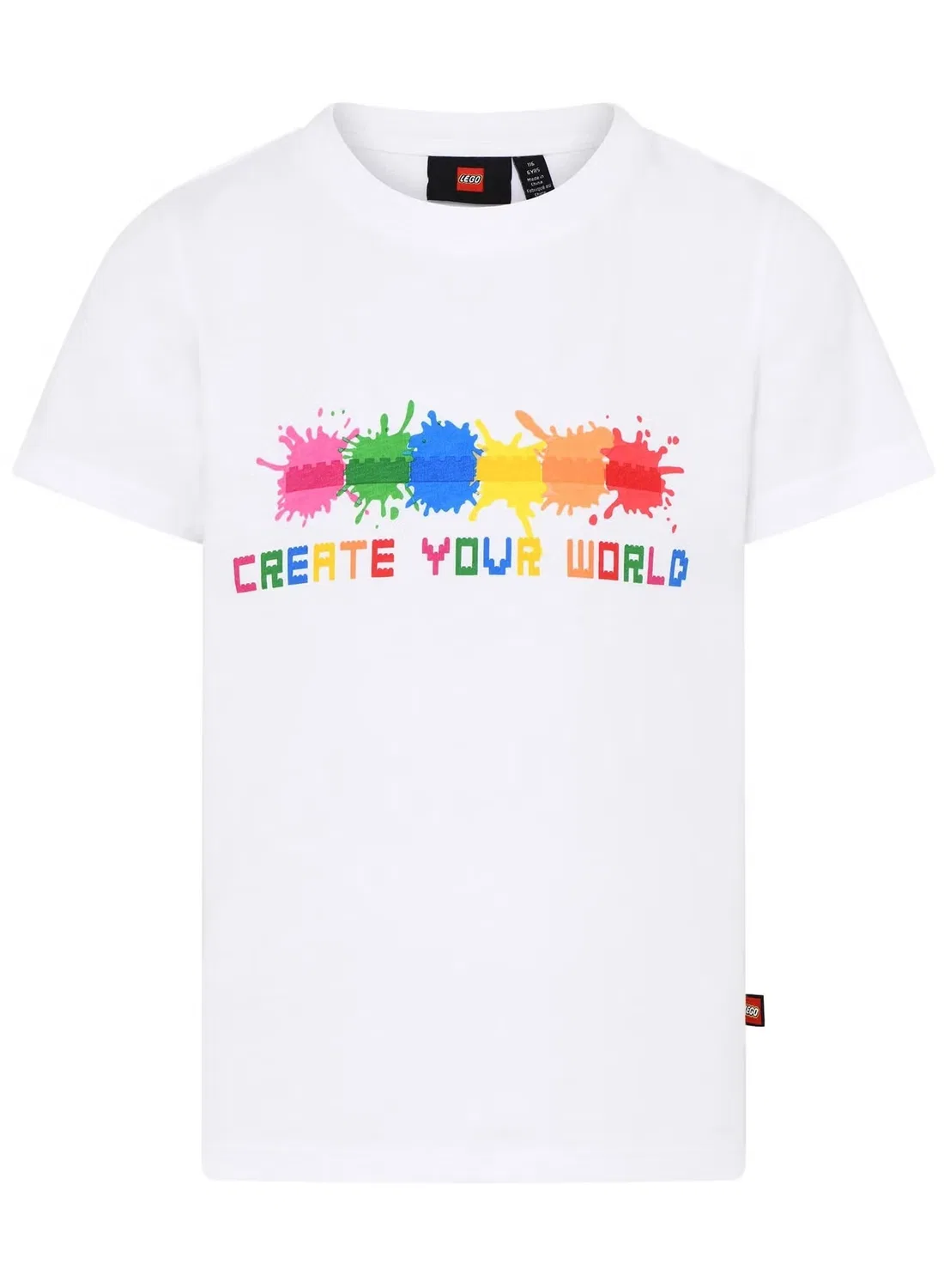 Футболка с принтом Create Your World Lego, белый — фото 4