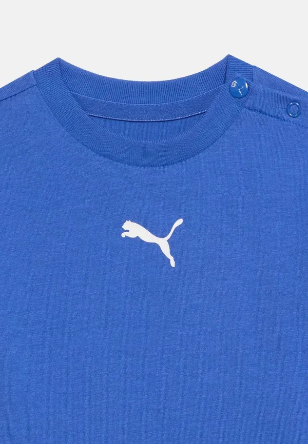 Комплект из худи с капюшоном и брюк с принтом Puma, темно-синий — фото 3