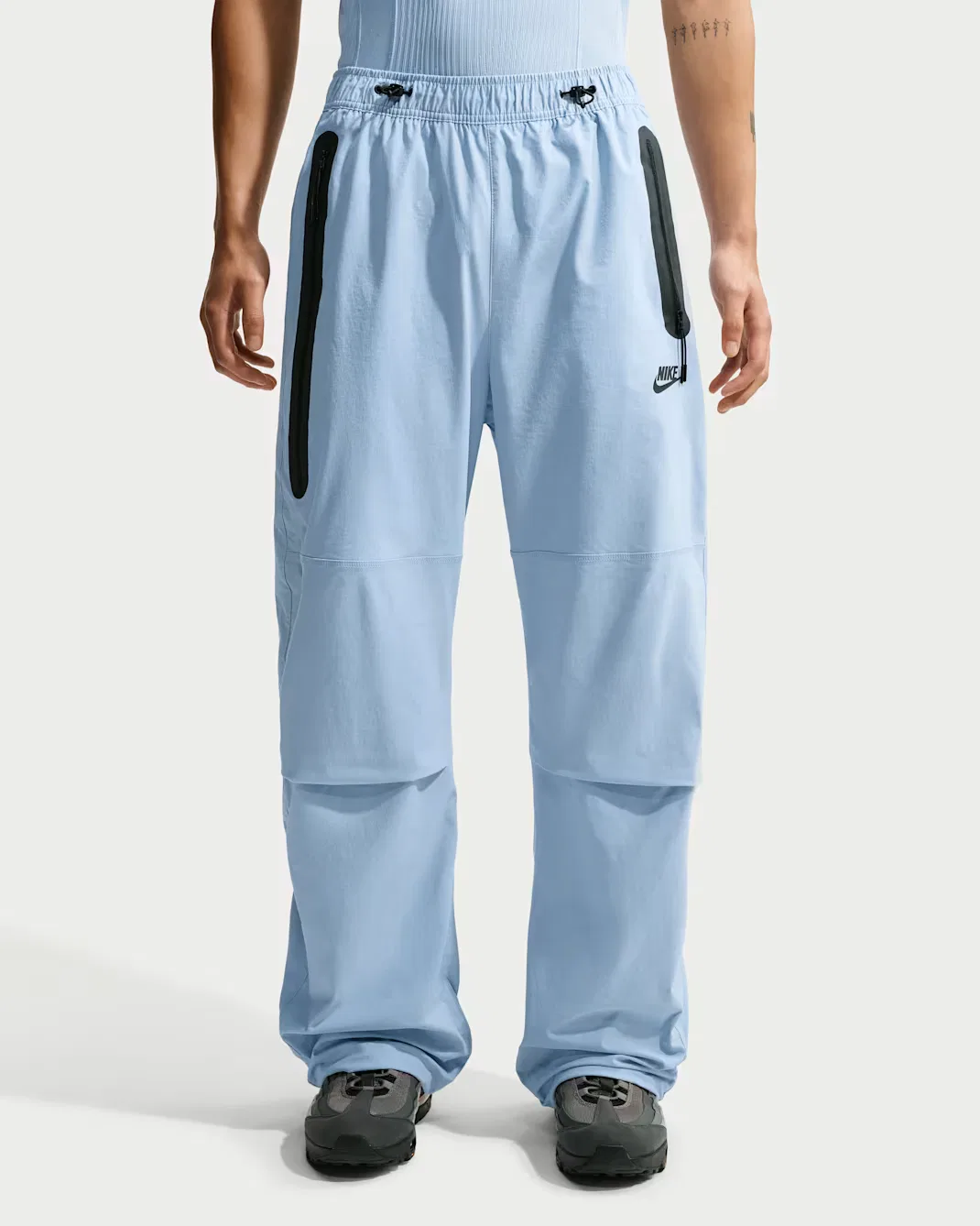 Мужские брюки из ткани Dri-FIT Nike Tech, Light Armory Blue/Light Armory Blue/Black — фото 2