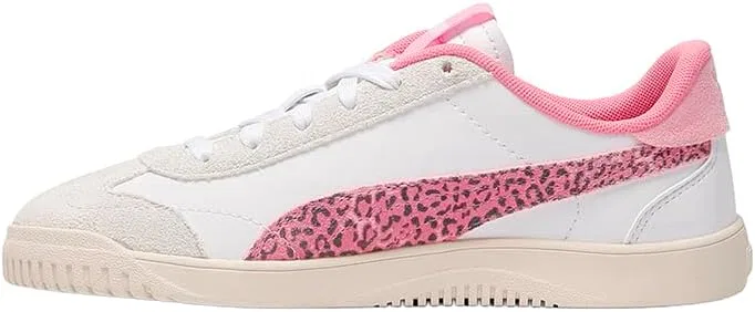 Детские кроссовки для девочек с принтом Club 5V5 Animal PUMA, Pink — фото 3