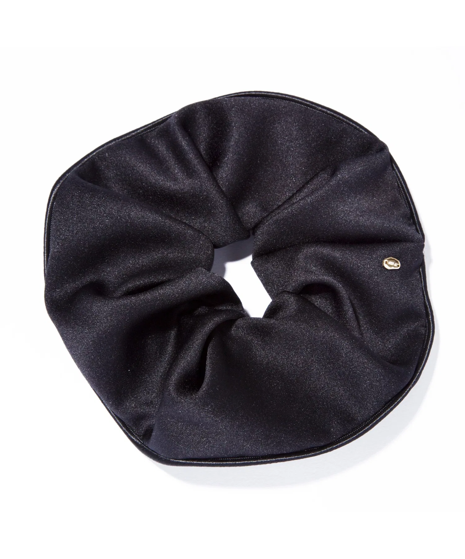 Шелковый шуш IRIS47 Lily Scrunchie, черный — фото 3