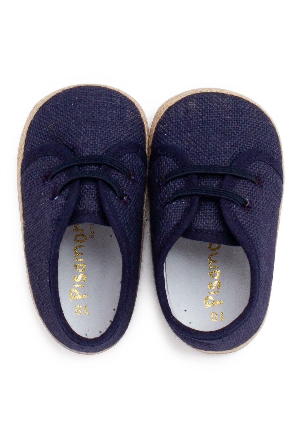 Кроссовки низкие ZAPATOS BEBÉ LINO Y YUTE CORDÓN ELÁSTICO Pisamonas, цвет azul marino — фото 3