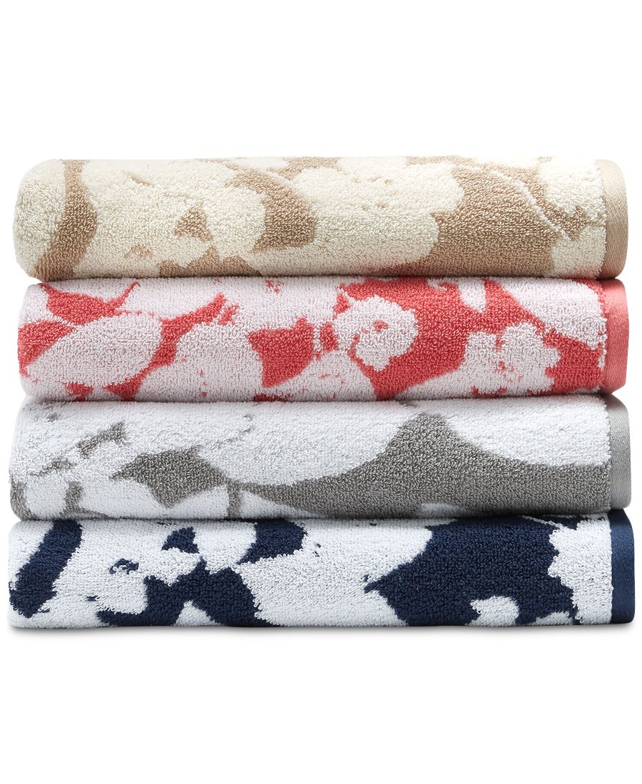 Салфетка для умывания sanders floral из антимикробного хлопка, 13 x 13 дюймов. Lauren Ralph Lauren, Pewter Grey — фото 2