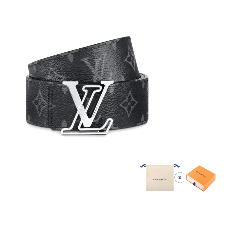 

Мужской ремень Louis Vuitton, черный/серый