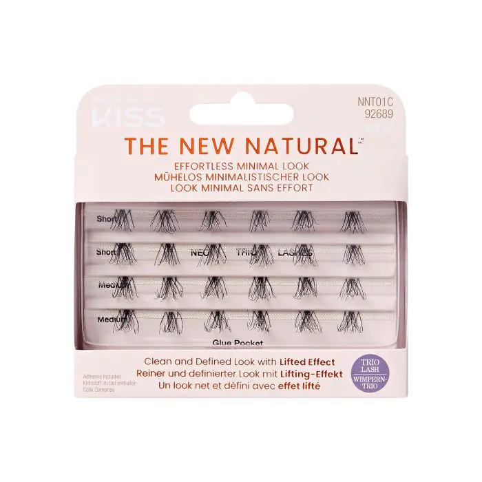 

Накладные ресницы the new natural pestañas postizas Kiss, количество 1 штука
