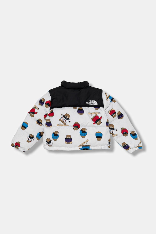 Детская пуховая куртка KID RETRO NUPTSE JACKET -PRINT The North Face, белый — фото 2