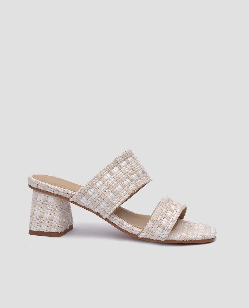

Женские босоножки на высоком каблуке из белой кожи Mr. Mac Shoes, белый