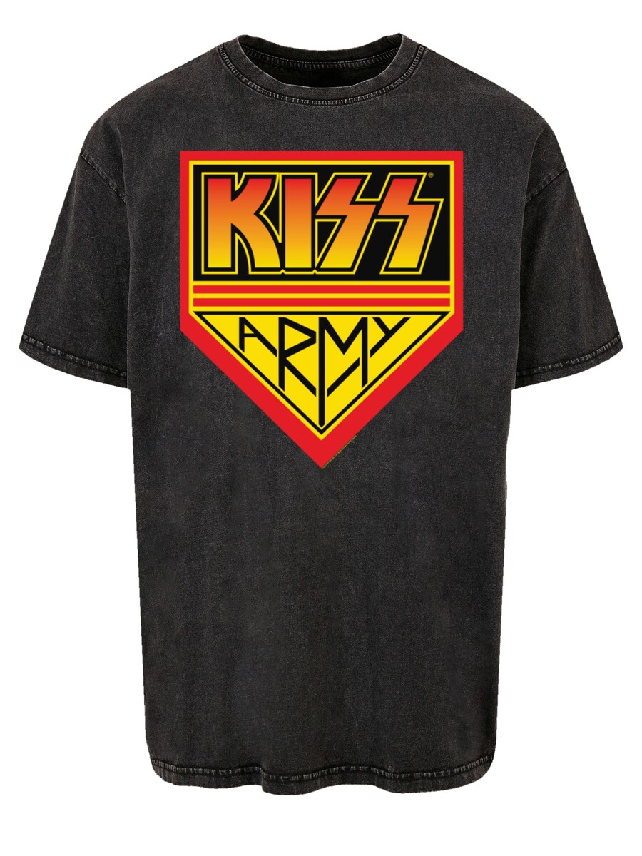

Рубашка F4NT4STIC Kiss Rock Band Army Logo, черный