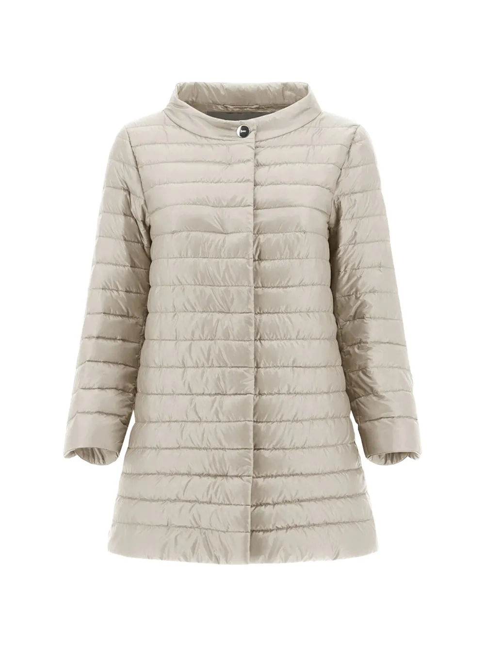 

Пуховик на скрытой застежке Herno, бежевый