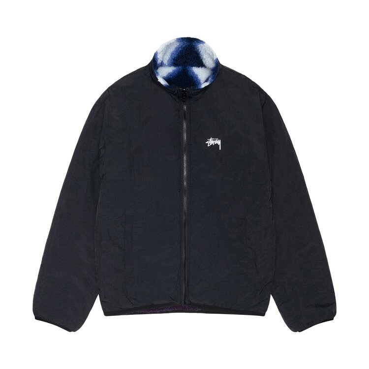 Куртка Stussy Sherpa Reversible 'Purple', разноцветный — фото 3