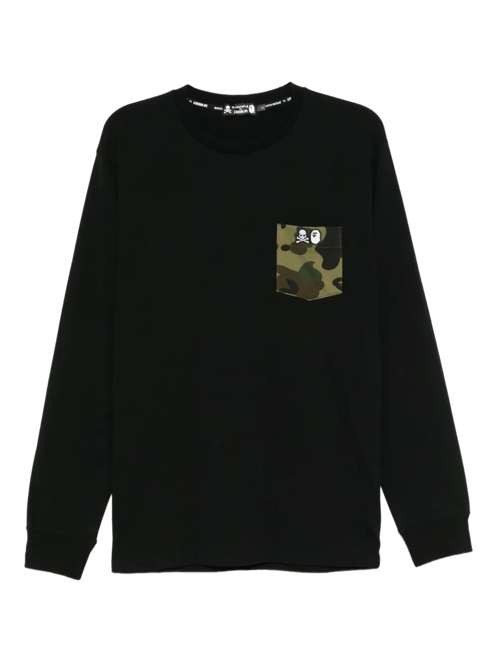 

Футболка с карманом из коллаборации с Bape Mastermind Japan, черный