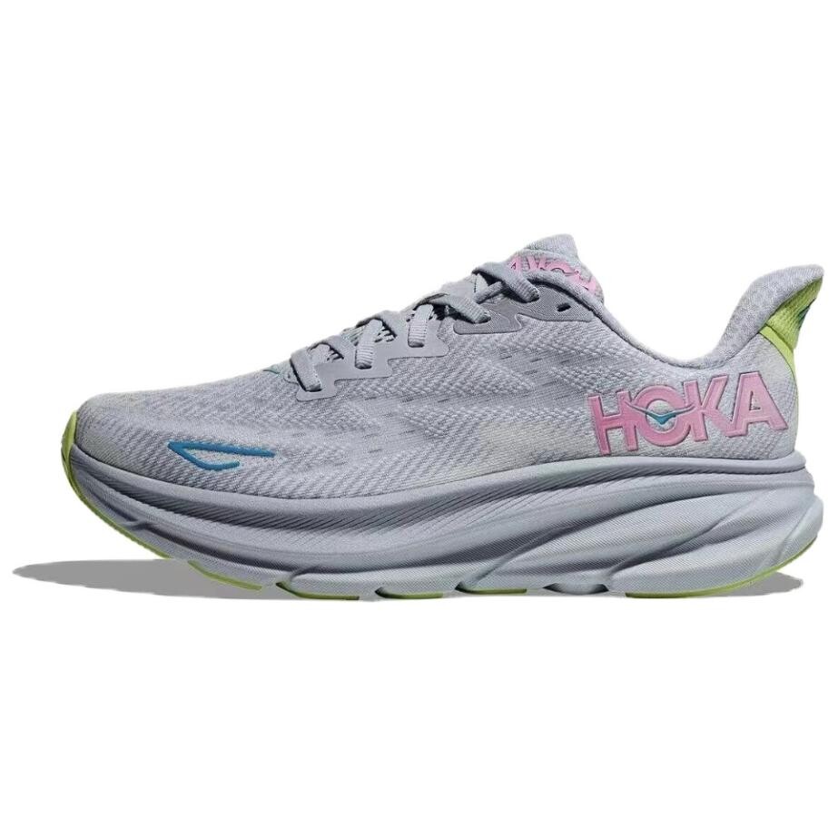 

Кроссовки женские Clifton 9 с низким верхом, цвет Gull Grey / Ice Blue Hoka One One