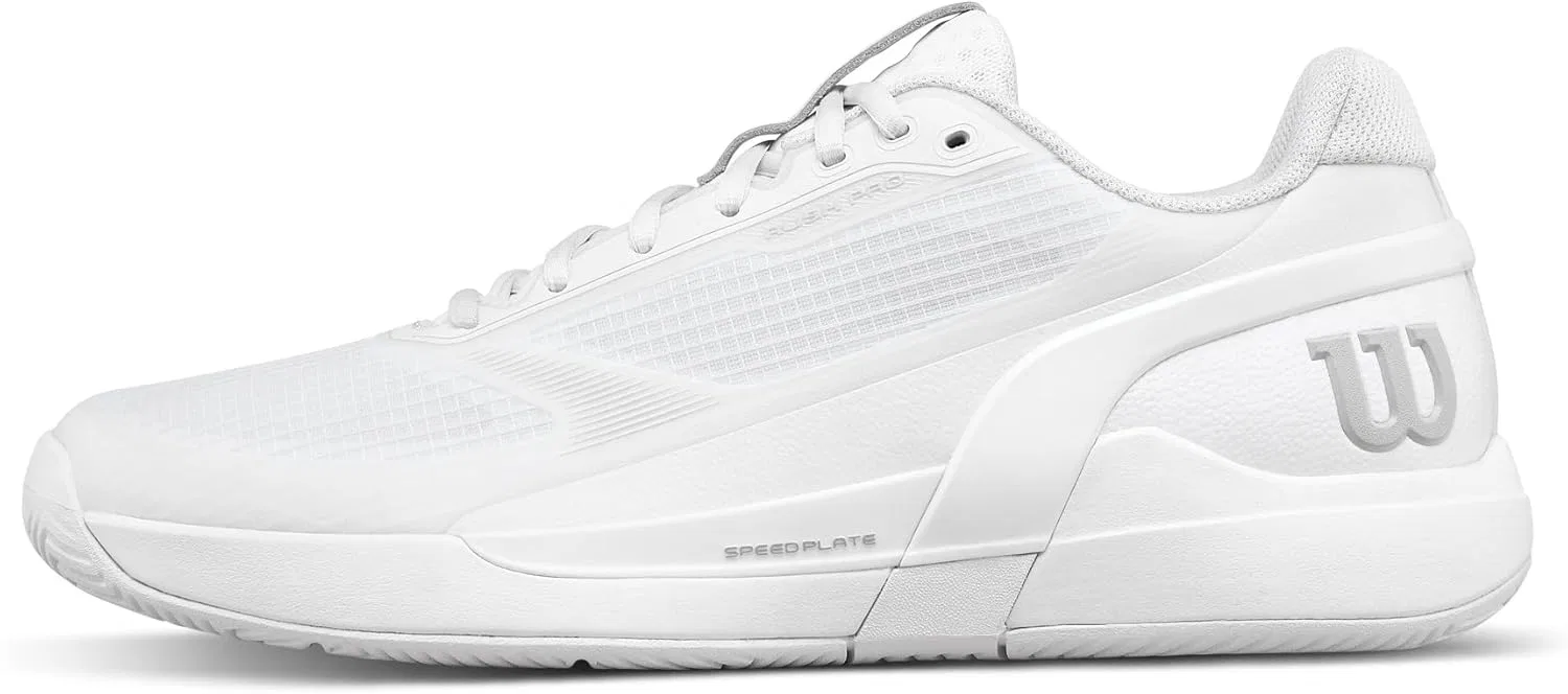 Кроссовки теннисные Wilson Rush Pro 5, белый/белый/белый