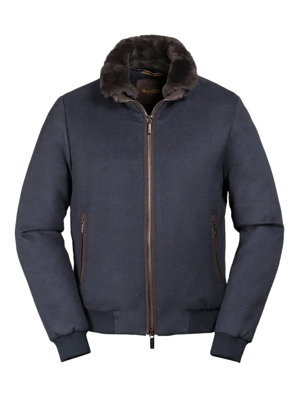 

Кашемировая бомбер-куртка Bellati Moorer, синий