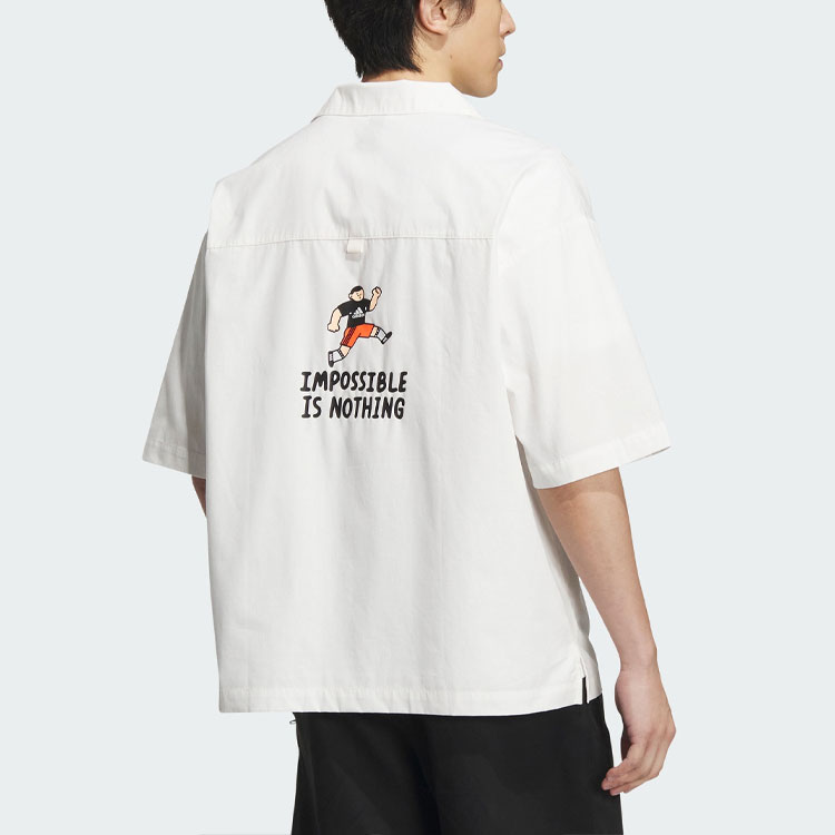 Футболка X SEEBIN совместный выпуск SS23 унисекс розовая белая Adidas — фото 4