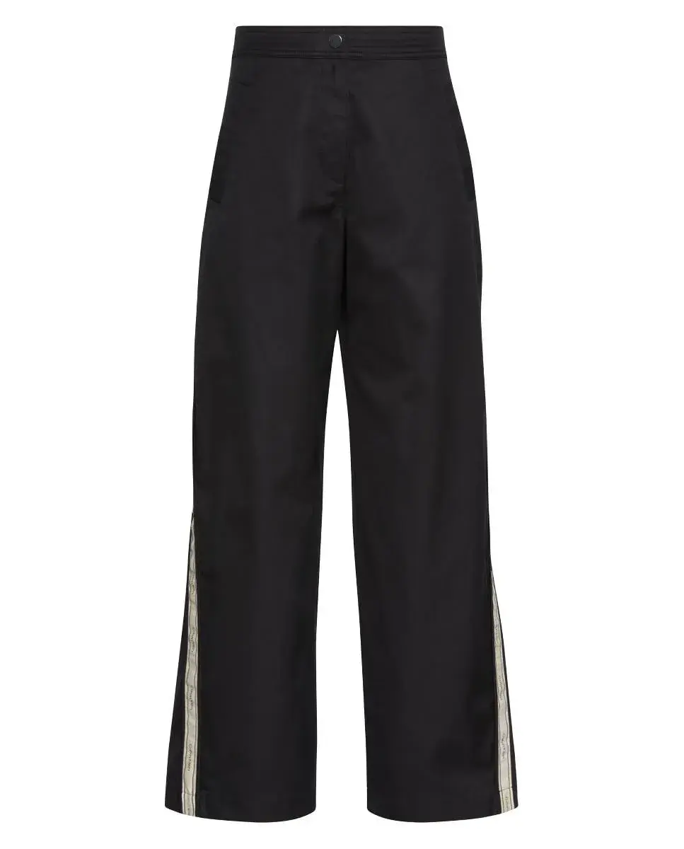 

Женские брюки с логотипом на боку Calvin Klein Jeans, черный