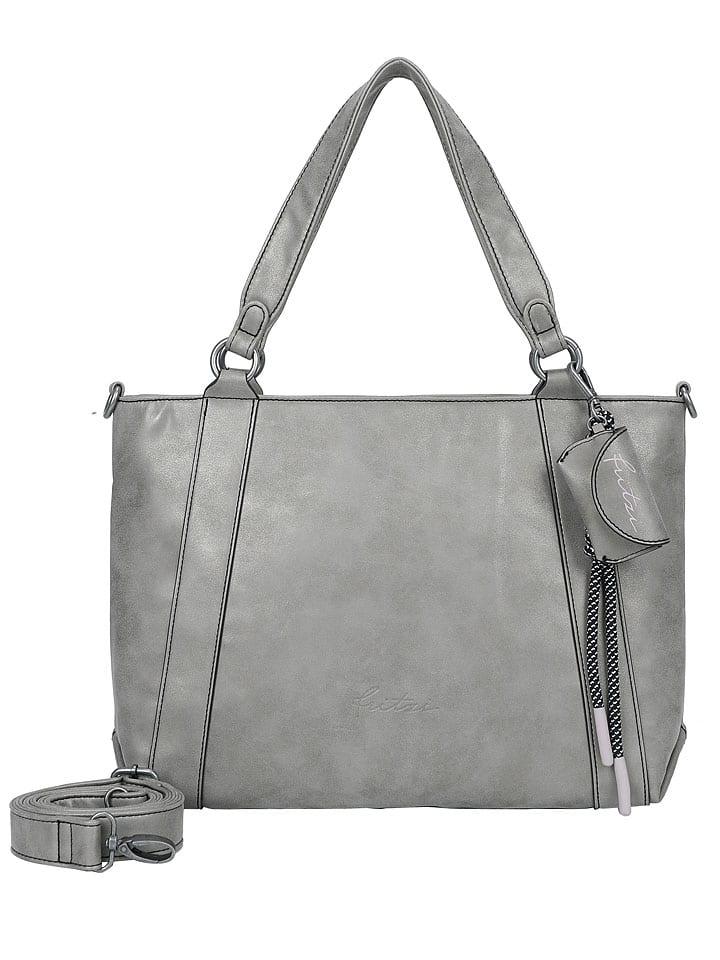 

Наплечная сумка Fritzi aus Preußen, цвет grau - (b)12 x (h)28 x (t)38 cm