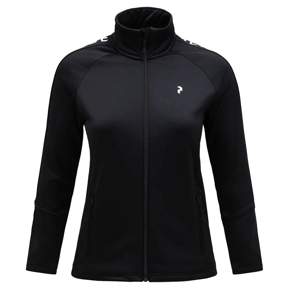 

Флис Peak Performance Rider full zip, черный