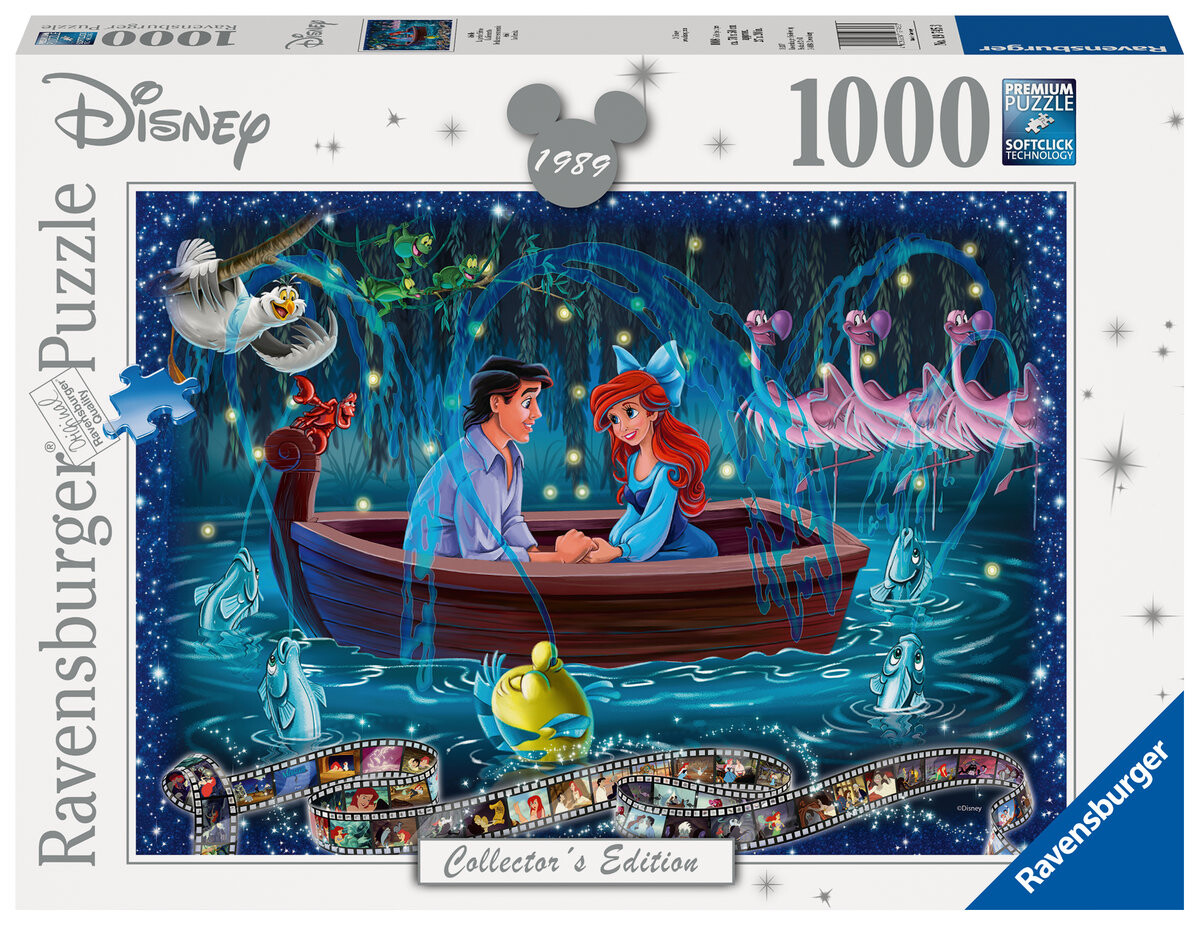 

Ravensburger, пазл, Disney, Уолт Дисней, Русалочка, 1000 шт.