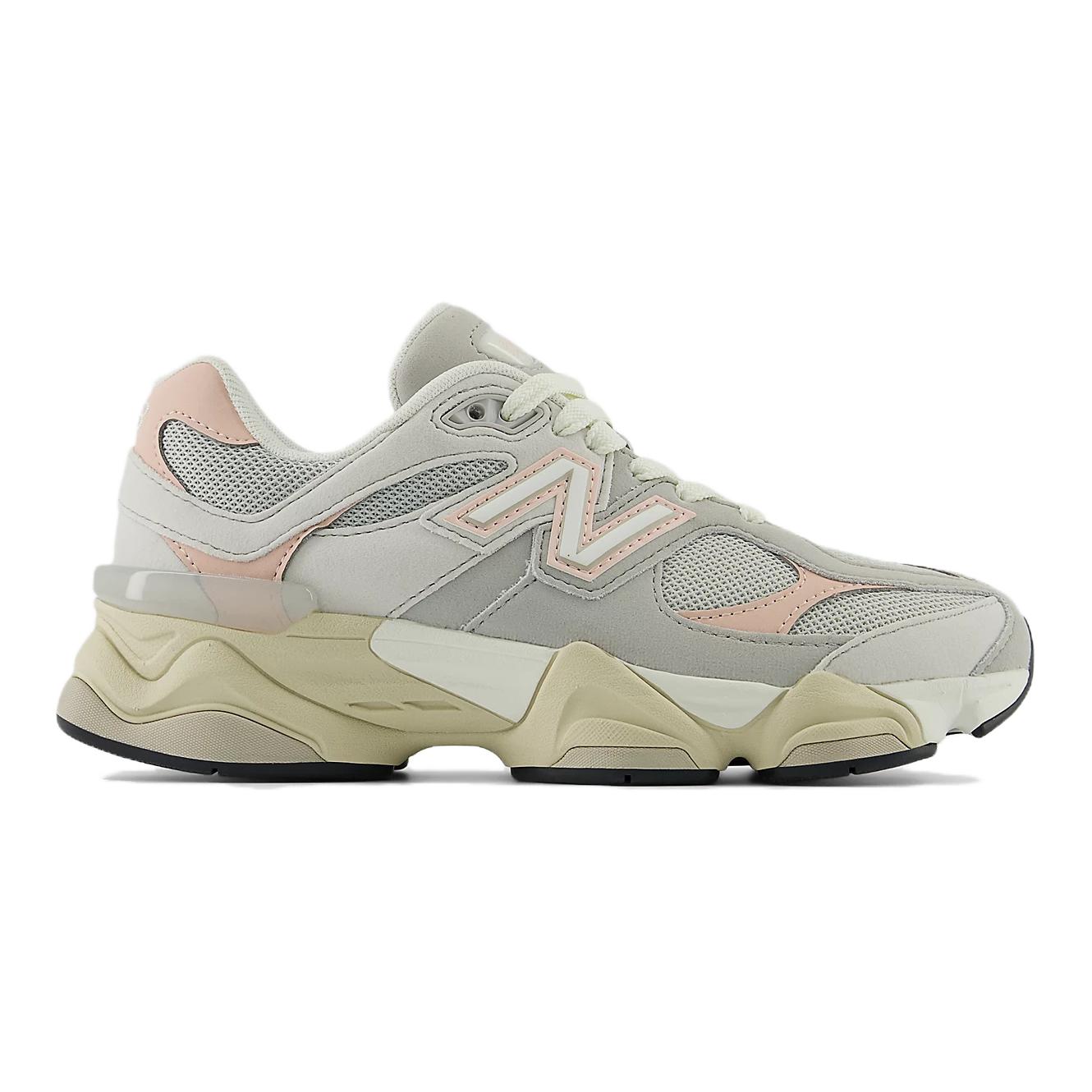 New Balance 9060 Подростковые кроссовки серый/розовый — фото 2