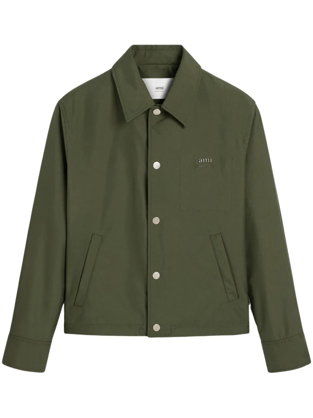 

Куртка с логотипом Ami Paris, зеленый