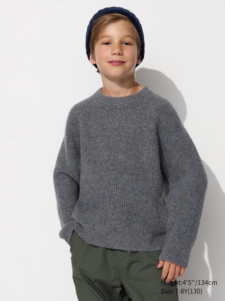

Джемпер из пряжи суфле Uniqlo, цвет 07 серый