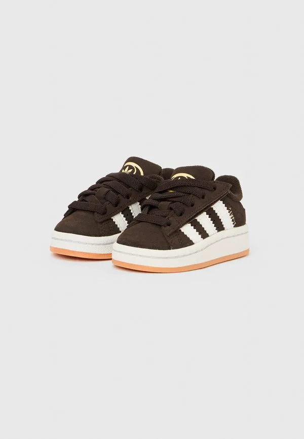 Детские туфли унисекс brown campus 00´s Adidas Originals, Aurora Coffee/White/Gum — фото 2