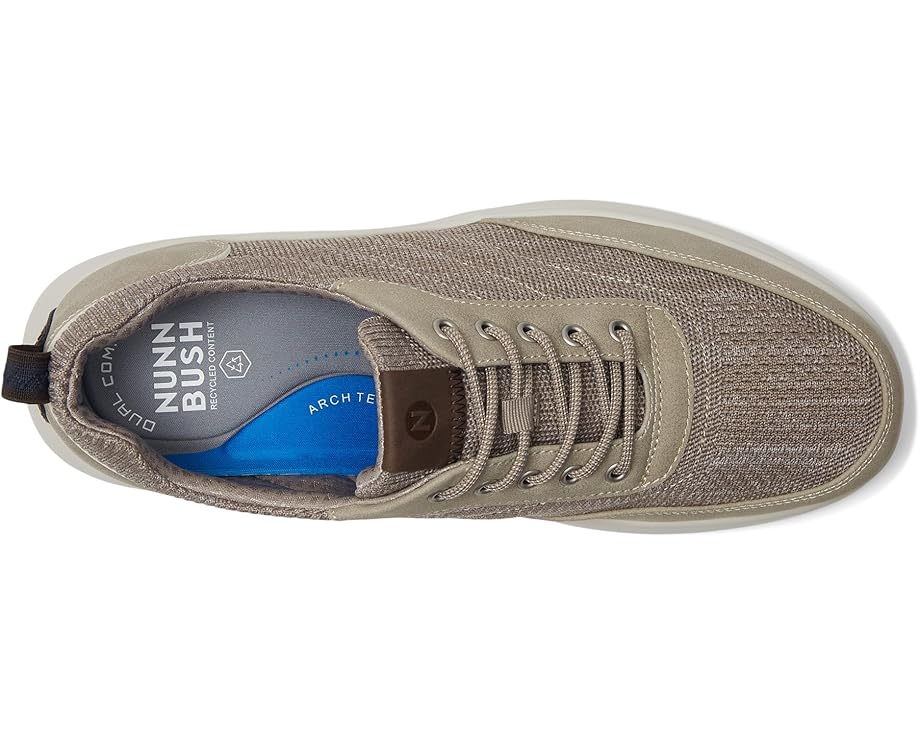 Кроссовки Nunn Bush Ponte Knit Moc Toe Sneakers Hybrid Oxford Casual Lightweight Athletic Style Lace Up, серо-коричневый — фото 2