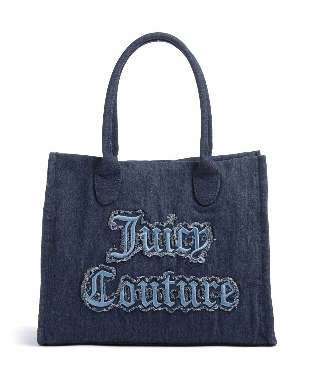 

Ирис потертый l шоппер хлопок Juicy Couture, синий