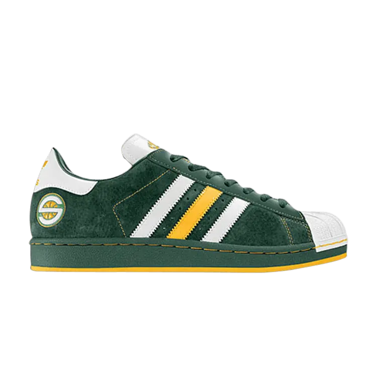 

Кроссовки adidas Superstar 1 'Seattle Supersonics', зеленый