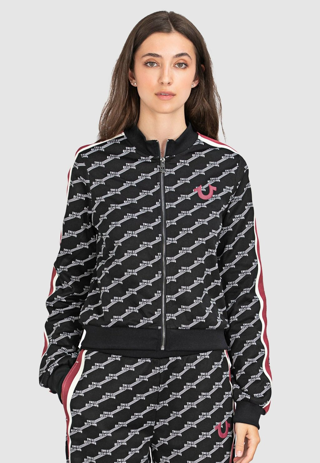 

Толстовка на молнии True Religion, черный