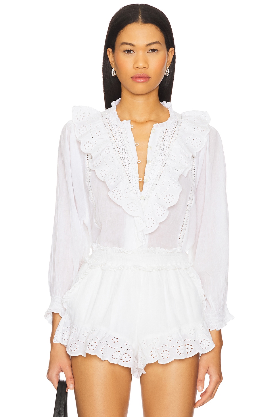 

Французская блузка Show Me Your Mumu, white eyelet