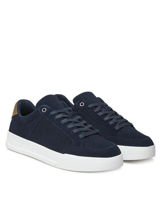 Кроссовки Th Court Summer Suede FM0FM05517 Tommy Hilfiger, синий — фото 2