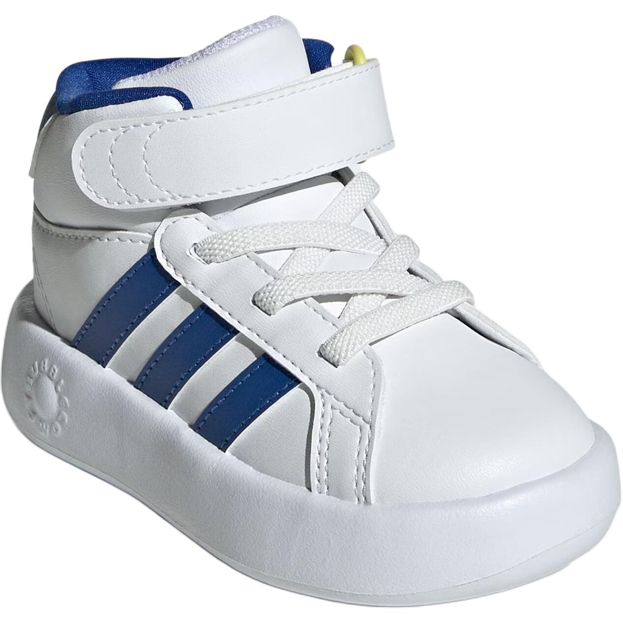 GRAND COURT Детская обувь для малышей, кроссовки Adidas, белый/синий — фото 3