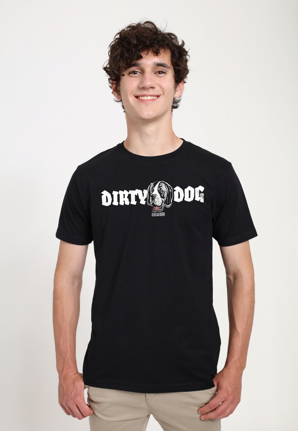 

Футболка с принтом DIRTY DOG Henry Tiger, черный
