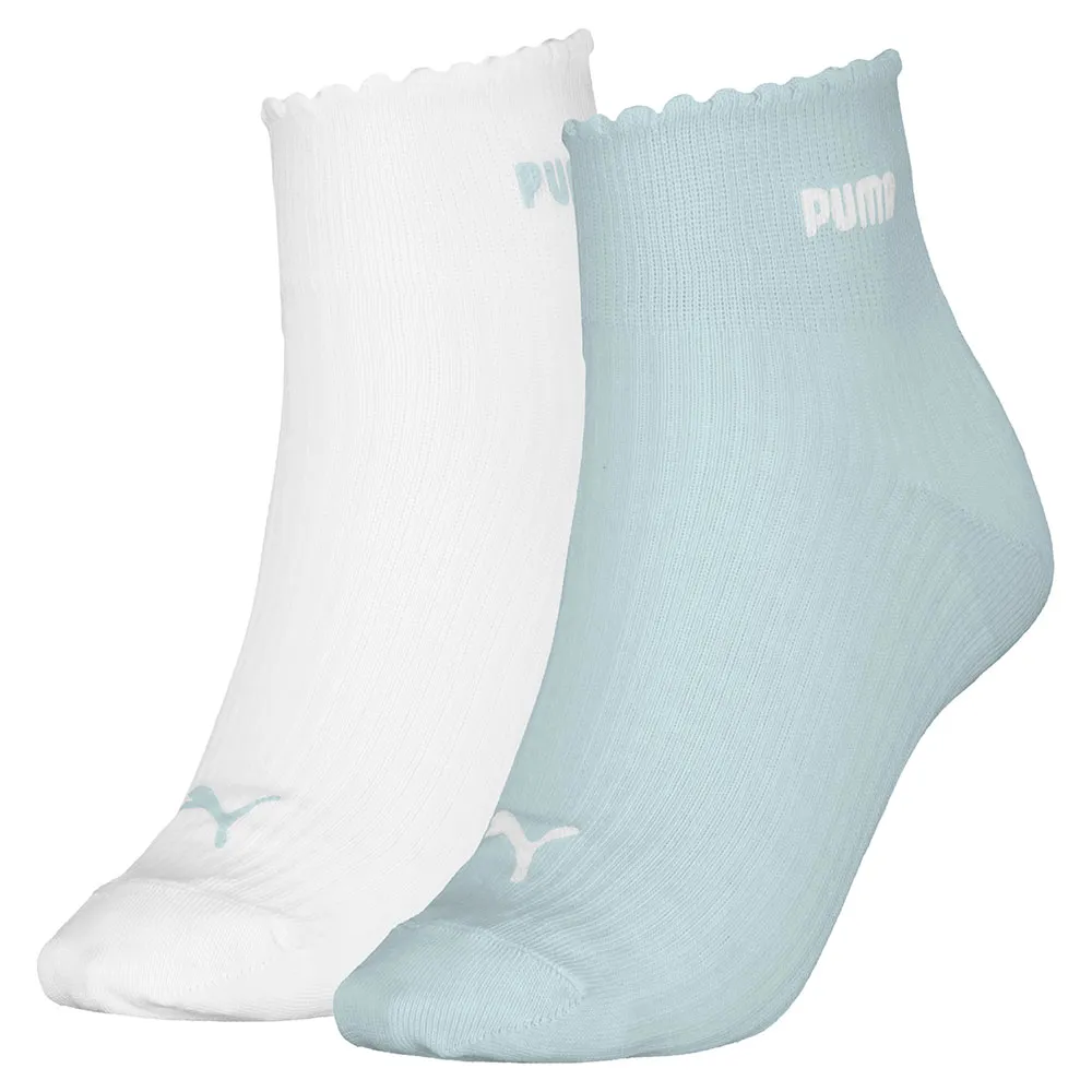 

Носки 2 шт Puma Scallop Edge Quarter, белый