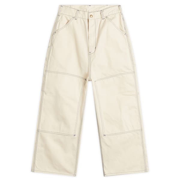 

Джинсы маляра с двойными коленями Beams Boy, айвори