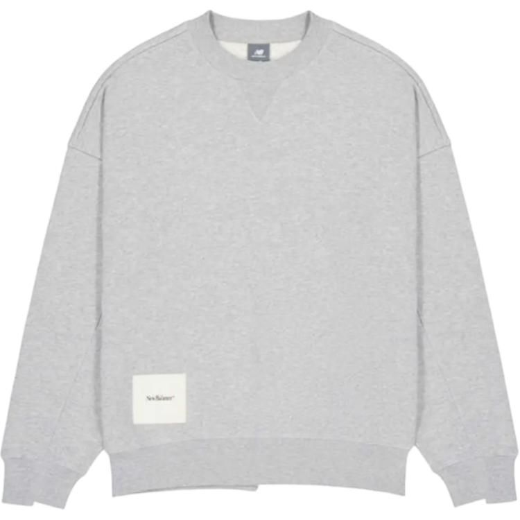 

New Balance Свитшот NB Grey SS25 мужской светло-серый