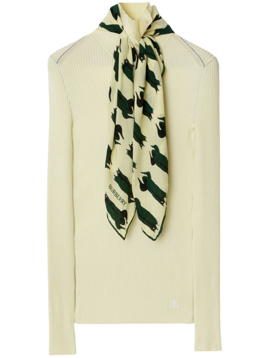 

Джемпер с шарфом Burberry, нейтральный цвет