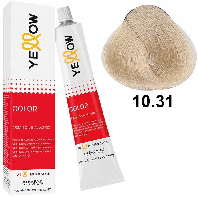 

Перманентная краска Alfaparf YELLOW Color 10.31 100 мл