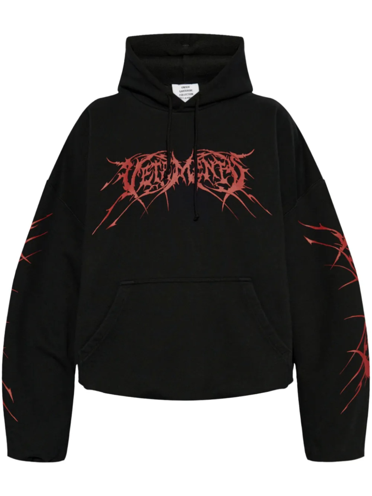 

Толстовка с логотипом VETEMENTS, черный