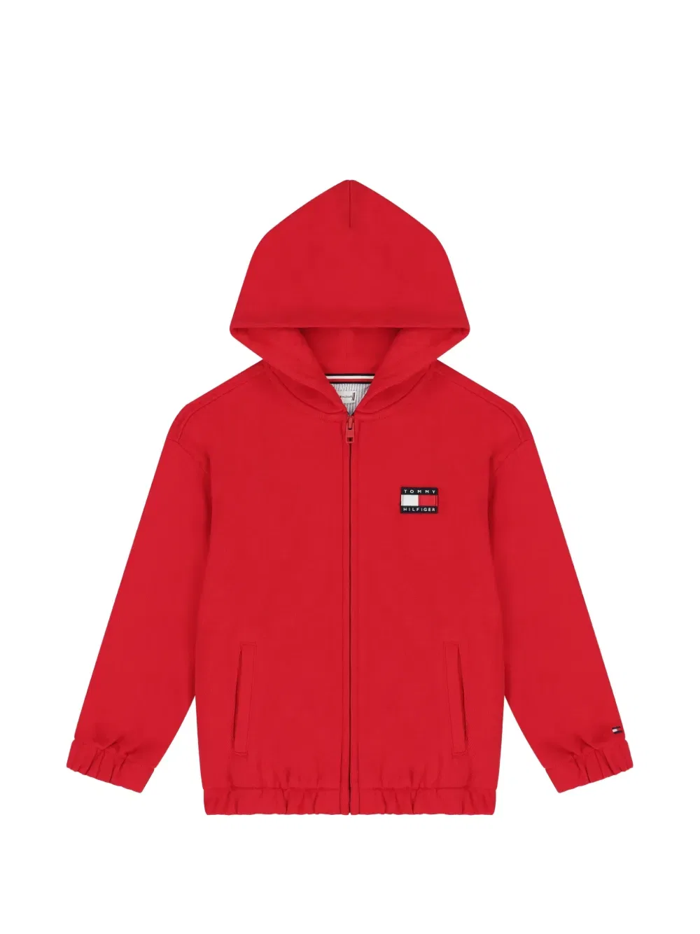 Толстовка с капюшоном и застежкой-молнией Tommy Hilfiger Junior, красный — фото 4