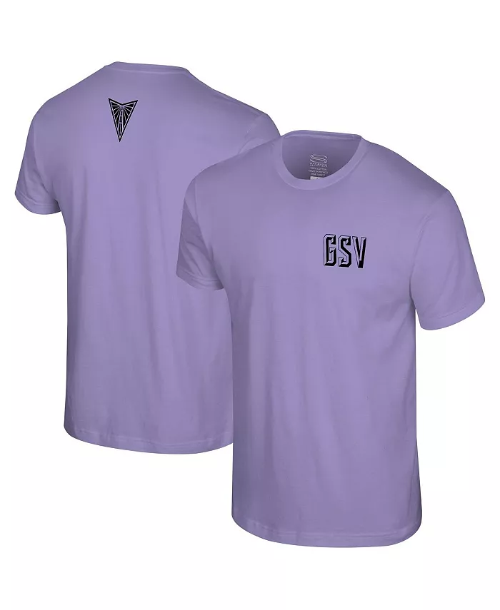 

Мужская и женская фиолетовая футболка Golden State Valkyries Origins с принтом Wordmark Stadium Essentials