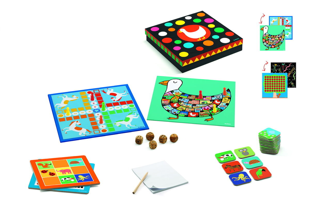 

12в1 Classic Box, настольная игра, Djeco