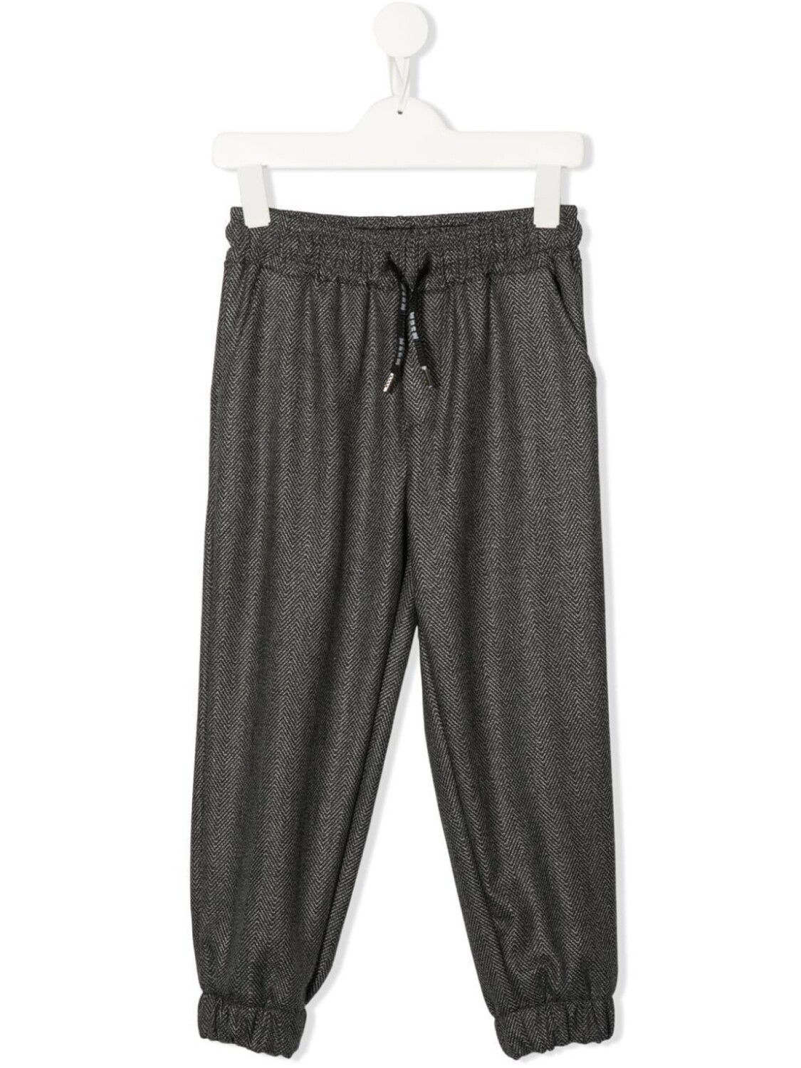 

MSGM Kids брюки с кулиской, серый