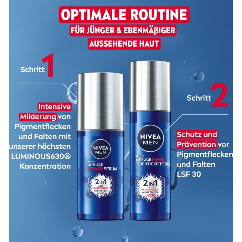 Увлажняющий крем Anti-Age Power 2в1 SPF 30 NIVEA, 50 ml — фото 4