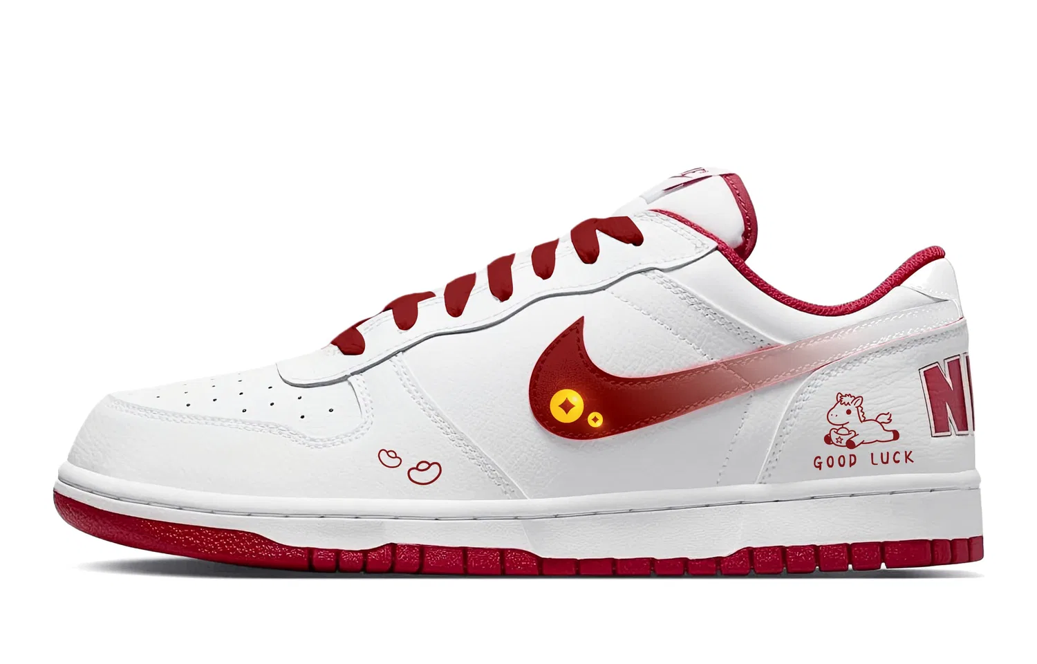 Кроссовки Nike Big Starry белые